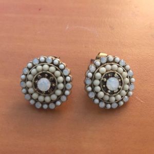 Francesca’s white stud earrings
